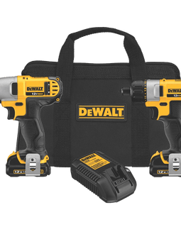 DEWALT DCK210S2 12-Volt Max Screwdriver-Impact Driver Combo Kit